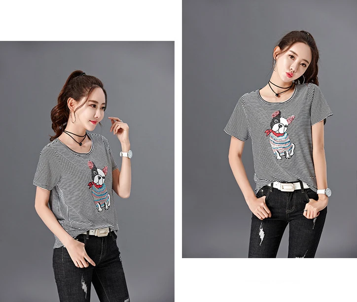 t shirt T1039 black-5