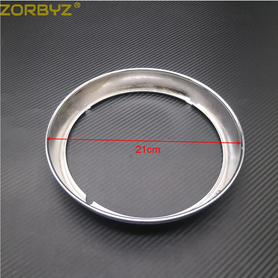 ZORBYZ мотоциклетная хромированная накладка 7 дюймов налобный фонарь отделка