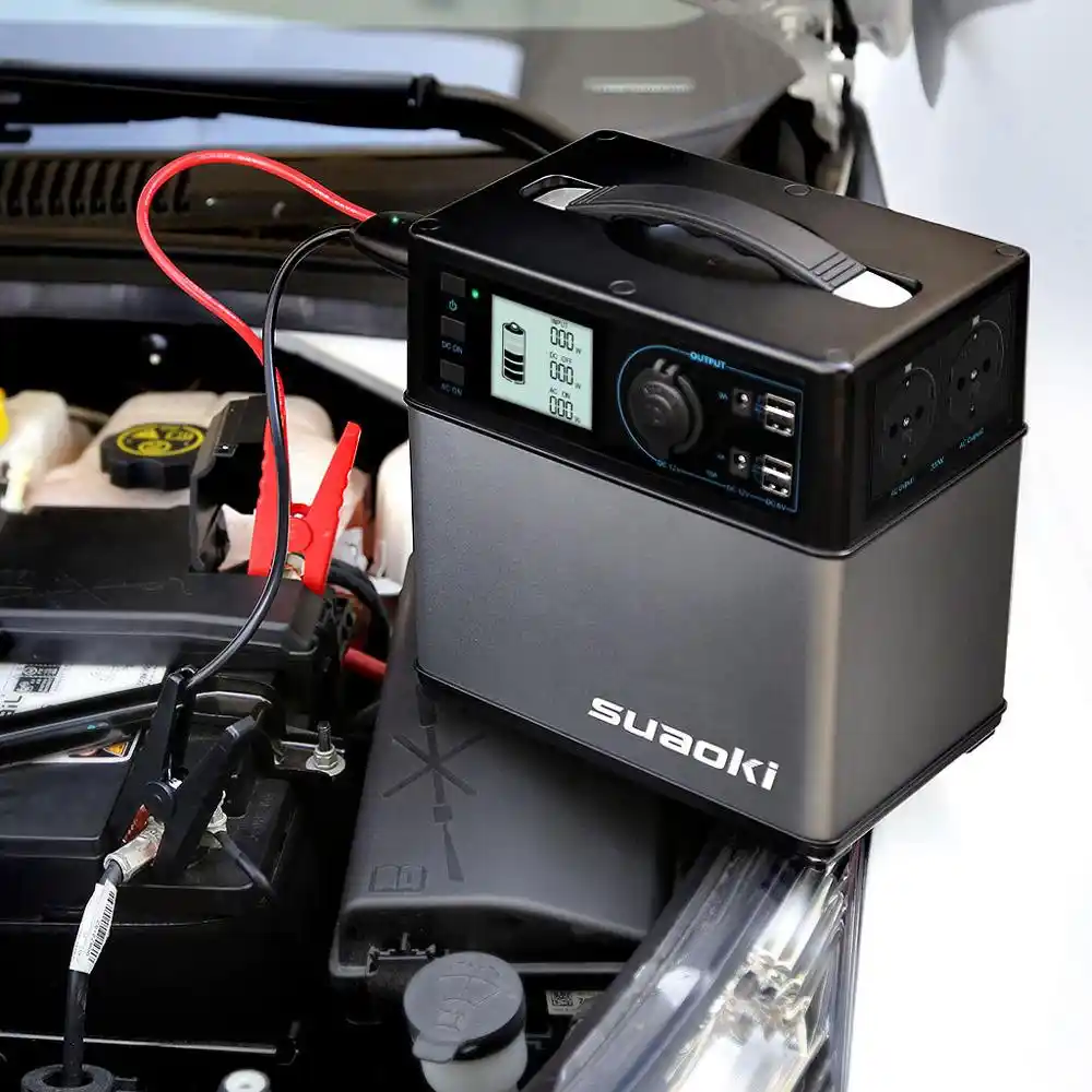 Suaoki Ps5b 400wh Portable Power Station Supply 5 Outputs Rechargeable Battery Station 4 Usb Charger Ac 2v 600a Jump Starter Rechargeable Batteries Aliexpress