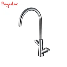 Bagnolux Unique Design 100% Solid Brass High Quality Tri Flow Ro Water Filter 3 Way Double Function Three Ways Kitchen Faucet