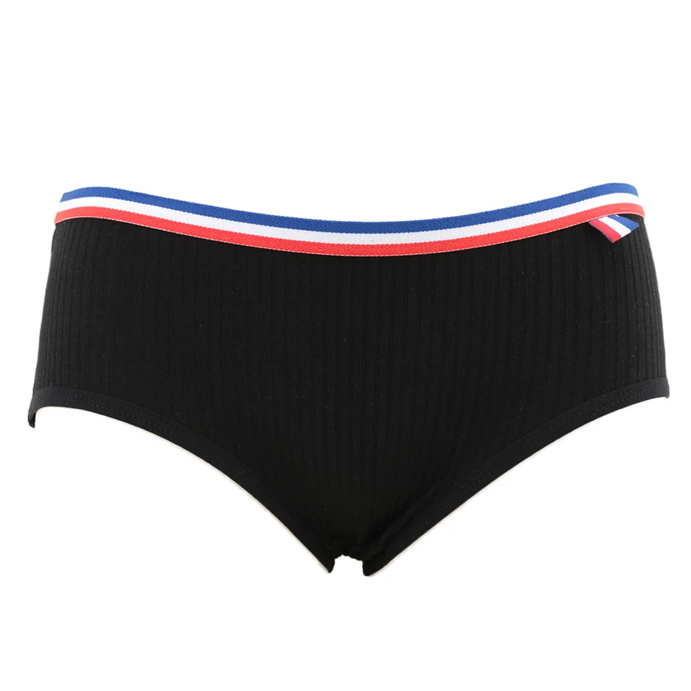 

New Sexy Panties Women Cotton Screw Thread Briefs Casual Seamless Breathable Low Waist Underpants