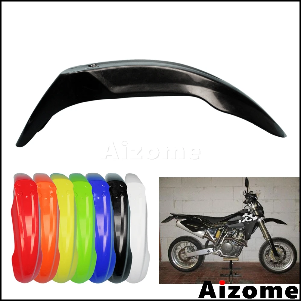Универсальный передний брызговик Supermoto для Yamaha Honda Suzuki Kawasaki DR KLR KLX KX XT YZ EXC XC