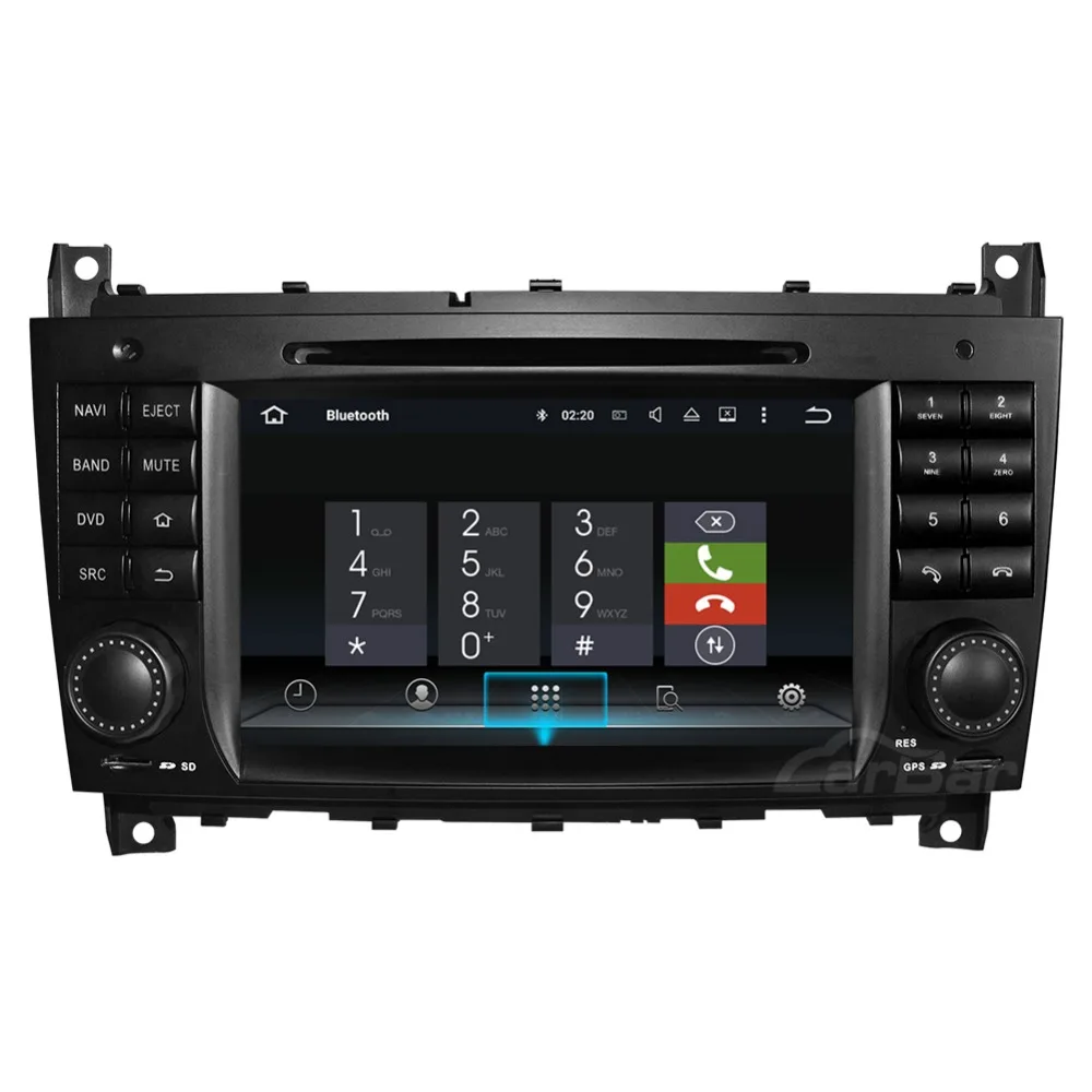 " Android автомобильный DVD gps Навигатор Радио аудио стерео плеер для Mercedes Benz c-класс W203 2004-2007 Benz CLK W209 2004-2005