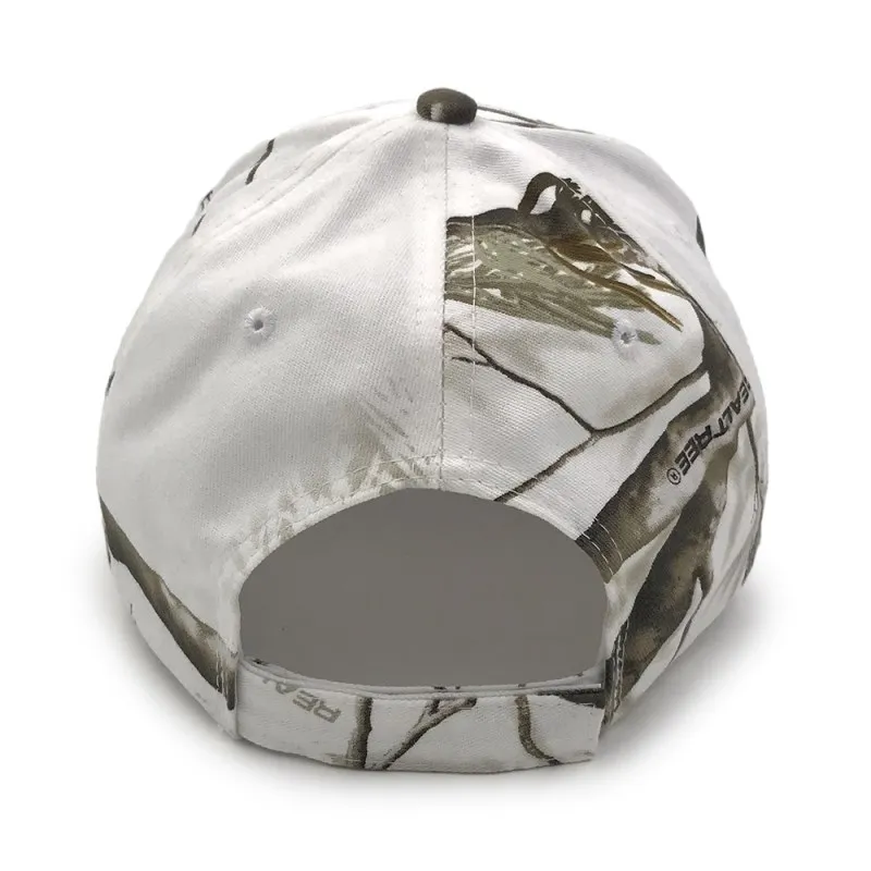 Forest Bionic Real Tree Camouflage Baseball Cap Women's Men's Snapback Snow White Cap Summer Fall Hats For Men Army Cap (7)_