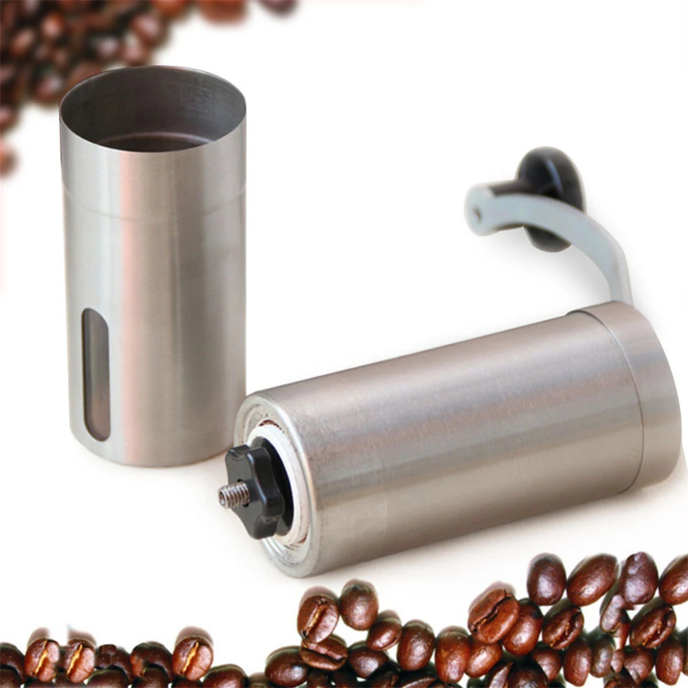 30g القهوة طاحونة دليل الفولاذ المقاوم للصدأ المحمولة ماكينة طحن القهوة 4.8*13.3 سنتيمتر Coffeeware المطبخ الطعام بار 30g القهوة طاحونة دليل الفولاذ المقاوم للصدأ المحمولة ماكينة طحن القهوة 4.8*13.3 سنتيمتر Coffeeware المطبخ الطعام بار