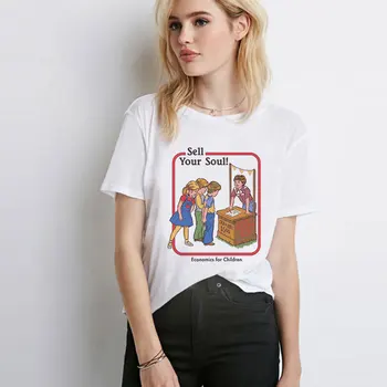 

Woman 2019 White Shirt Pulp Fiction Festival Plus Size Tops Short Sleeve Funny Graphic Print Fashion Summer Blouse Camisa Mujer