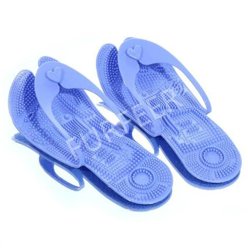 

Men's Summer Foldable Massage Slippers Trip Airplane Travel Home Shoes Men Portable Slides Outdoor Swim Seaside Beach Sandals
