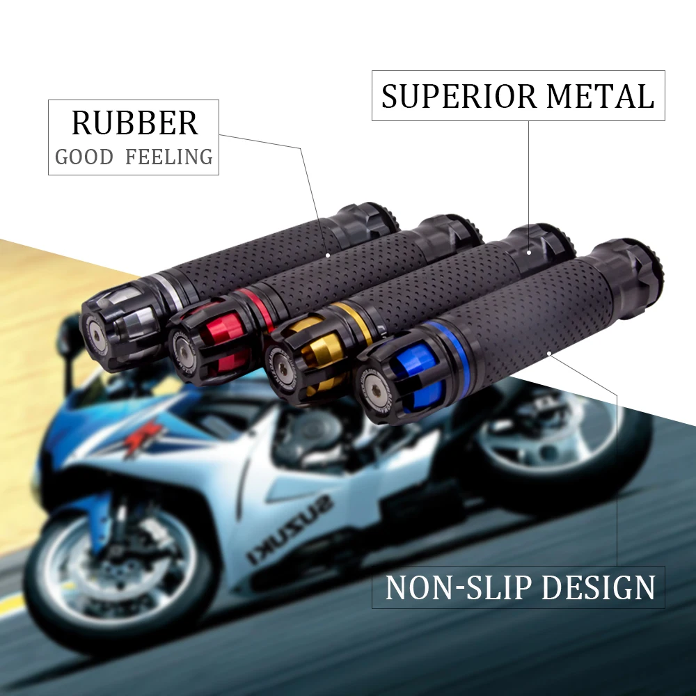 GLOWTEC Universal 7/8'' 22MM CNC Motorcycle handle grips racing handlebar grip for KTM Honda kawasaki Yamaha Suzuki Ducati Hyosu |