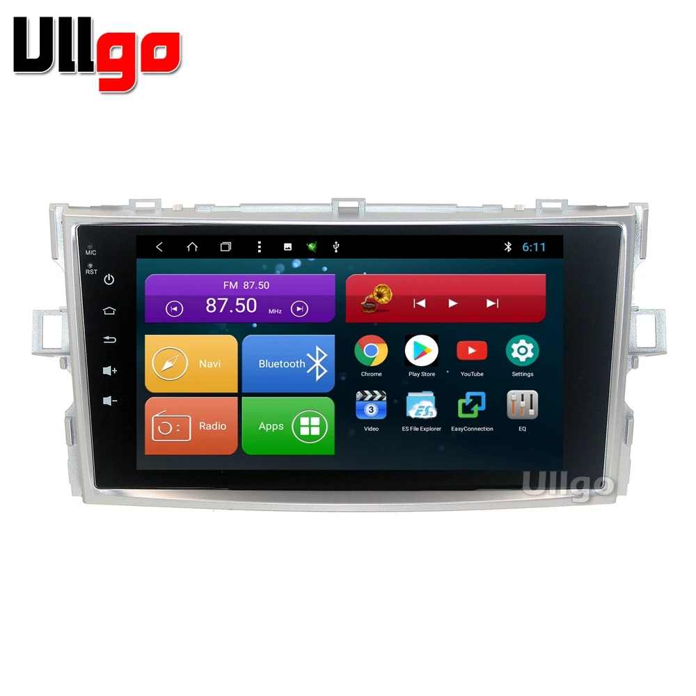 Clearance Android 8.1 Car Head Unit for Toyota Verso Autoradio GPS 1 din Car Radio GPS Central Multimedia in Dash GPS with BT Wifi RDS 0