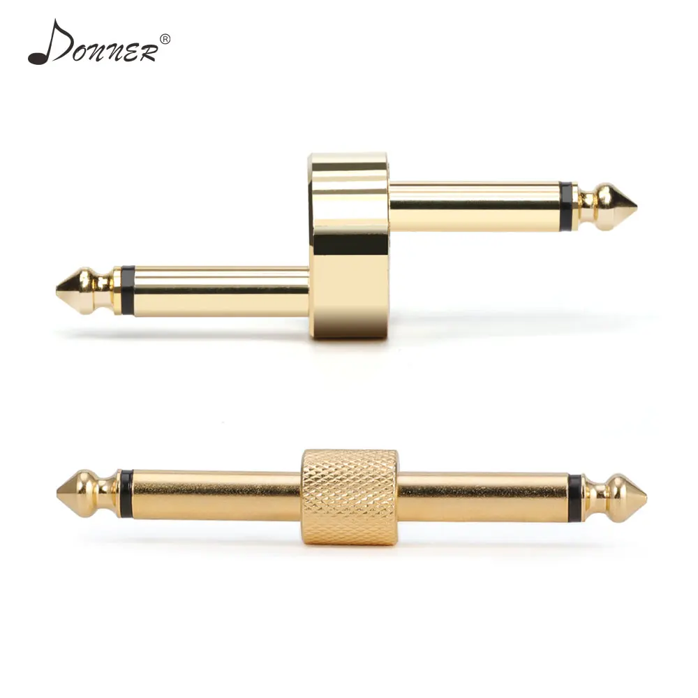 

Donner 1/2pcs Guitar Effect Pedals Connector Adapter Straight Z Type Audio Coupler Music Instrument Pedal Board Accessories New