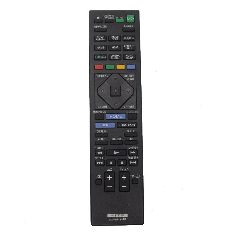 

Used Remote Control RM-ADP120 for Sony BDV-N5200W BDV-N7200W BDV-N9200W BDV-N9200WL HBD-N7200W Home Theater