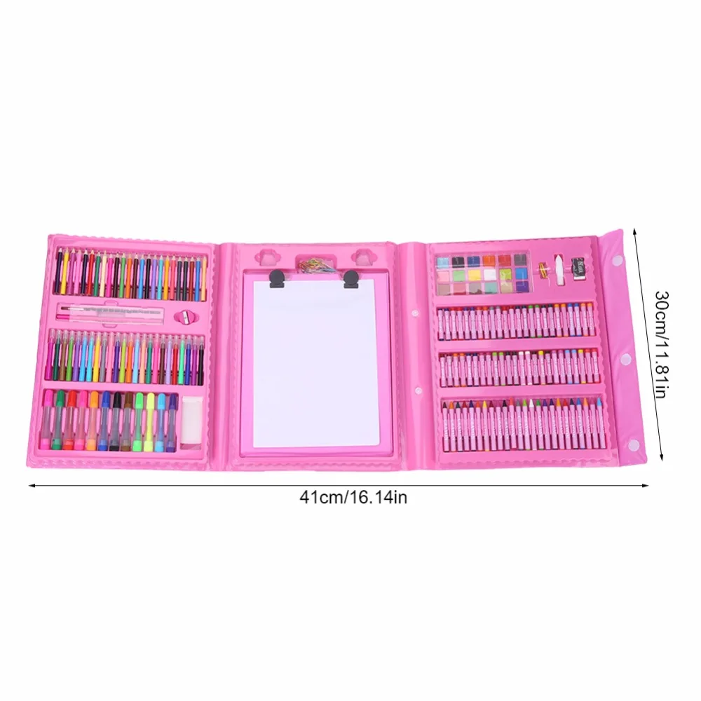 208pcs-lots-Children-Colors-Pencil-Drawing-Artist-Kit-Painting-Art-Marker-pen-Set-Color-Pen-Paint (1)