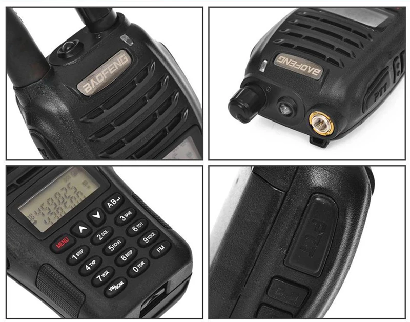 Baofeng UV-B6 рация коммуникатор двухдиапазонный VHF B6 радиоприемник HF трансивер 2 способ радио Midland B5 Модернизированный