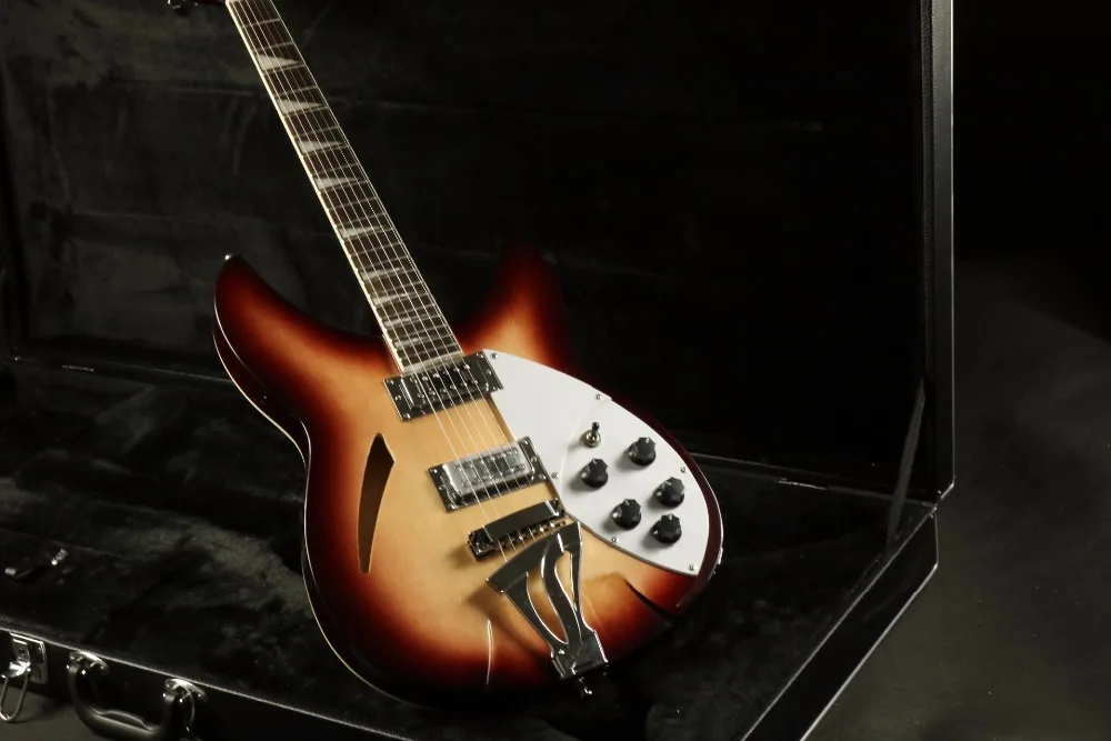 High end quality sunburst shark tooth inlay filling neck