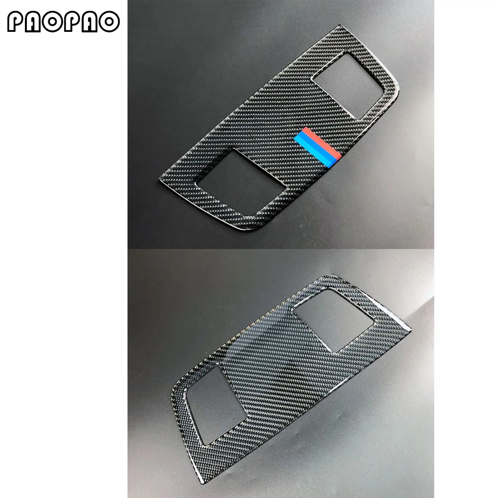 

Carbon Fiber Outlet decorative panel air condition decoration Car styling Stickers decoration for BMW E90 3 series accessories