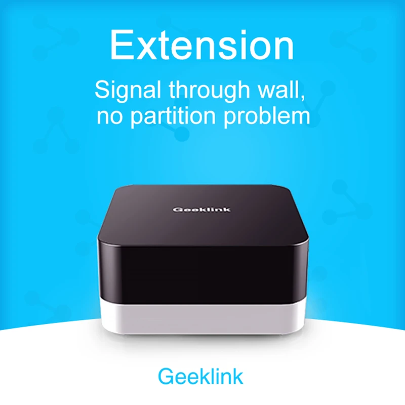 

Geeklink GR-1 relay branch Compatible with YKB-3S , thinker, RF relay, RF to infrared, temperature and humidity induction