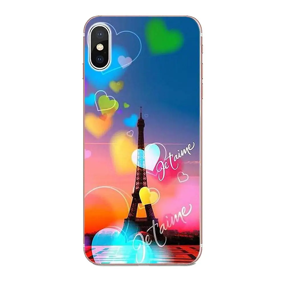 Мягкий термополиуретановый чехол для Xiaomi Redmi Mi Note 7 8 9 SE Pro Lite Go Play Франция Париж