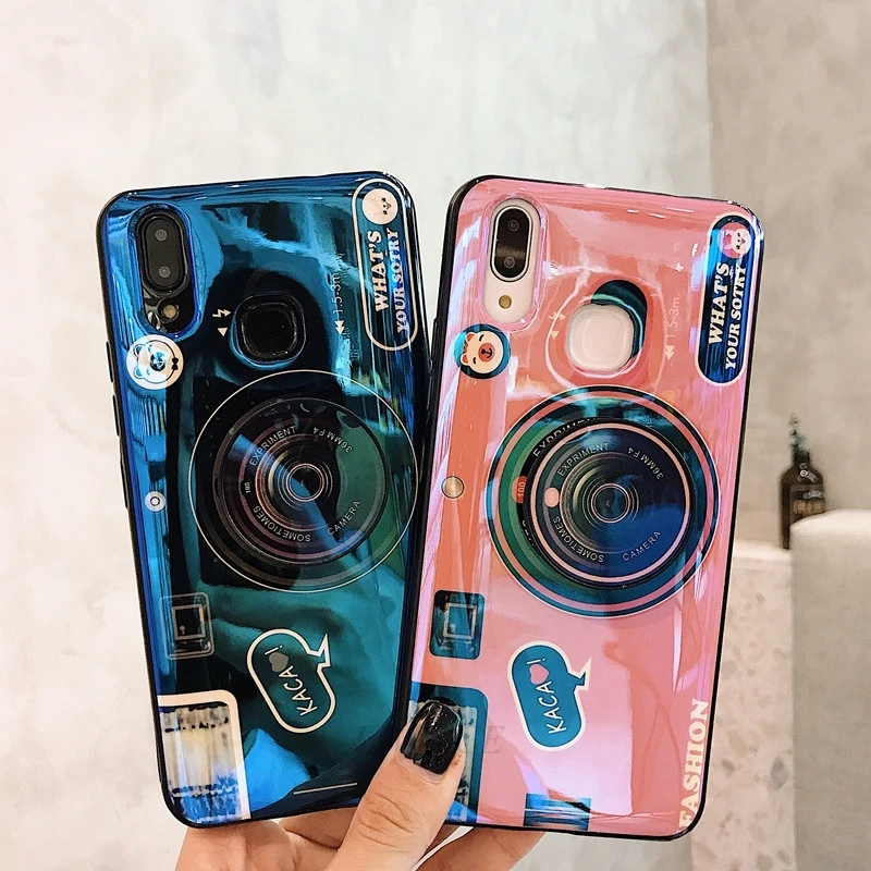 

cute camera phone holder case for vivo v9 y85 y66 y67 v5 v5s v7 y75 v7 plus y79 y75s y69 y83 y55 y53 y71 v11 y97 tpu stand cover