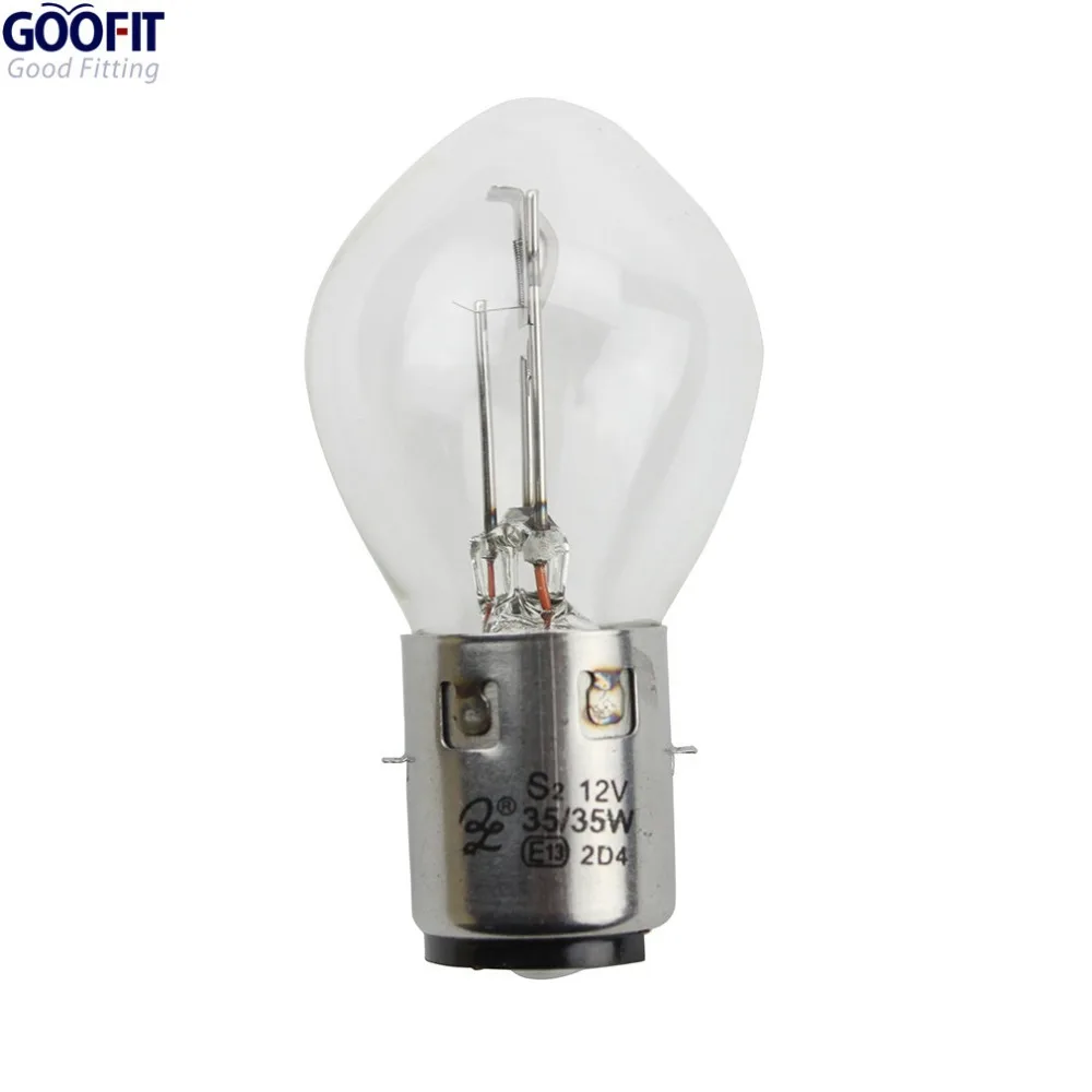 

GOOFIT 12V 35/35w Chinese Scooter Light Bulb for 50cc 150cc 250cc Jonway Tank Baron J067-002