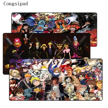 

Congsipad 900*400*2mm One Piece 3 Pieces Big XXL Lock Edge Mouse Pad Japan Anime Gamer Gaming Mousepad Keyboard Mat Speed