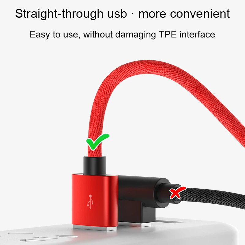 Oppselve кабель Micro USB 90 градусов для быстрой зарядки и передачи данных, Кабель Microusb для samsung A8 A7 A6Xiaomi Redmi Note 5