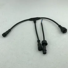 3-2-3) xConnect 3 core T Тип Водонепроницаемый сплиттер(середина 2 ядра); с 2 ядрами папа; черный цвет; для питания инъекции использования