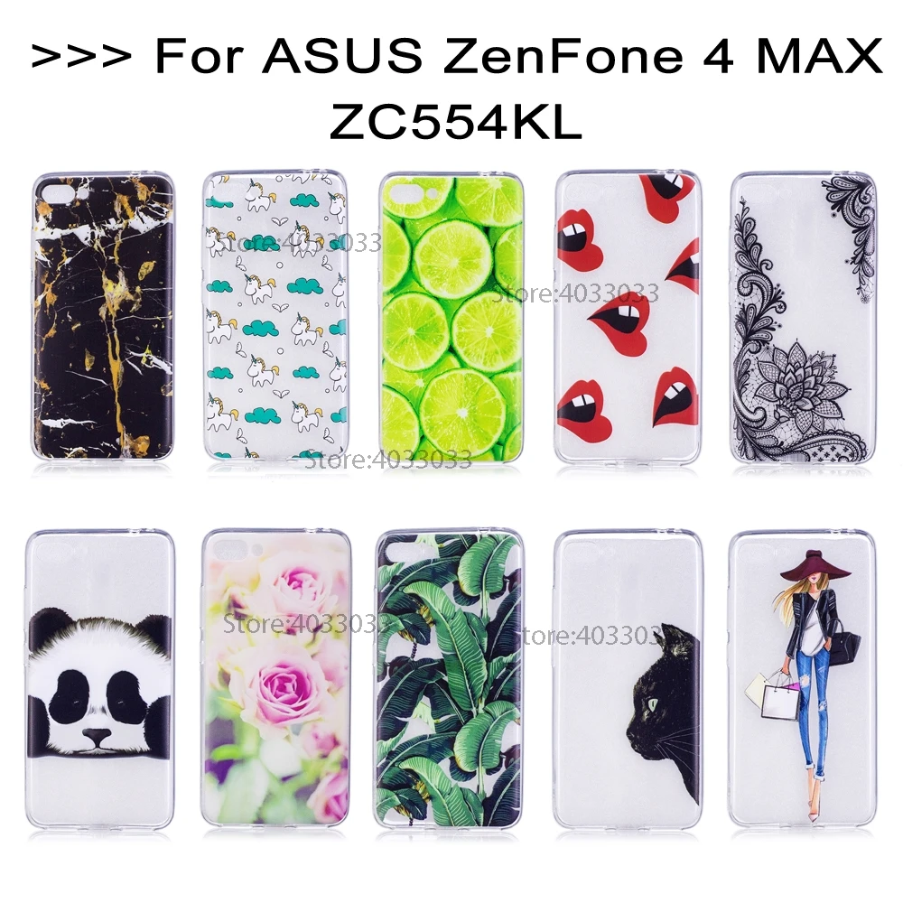 

Covers for asus ZenFone4 Max zc554kl zc 554kl ZC554 KL 554 KL Silicone Case TPU Transparent Back Cover Phone Case
