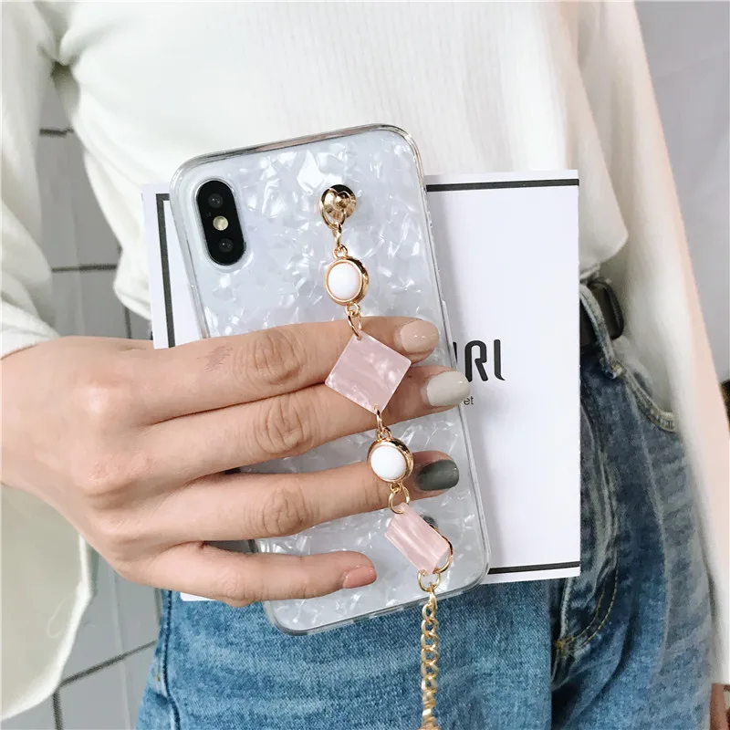 

Luxury Girls Pink Glitter Rhinestone Pearl Shell Case For OPPO Reno R19 A7 AX7 FIND X A83 A79 A77 A59 A57 A37 A3 A3S A5 F5 F7 F9