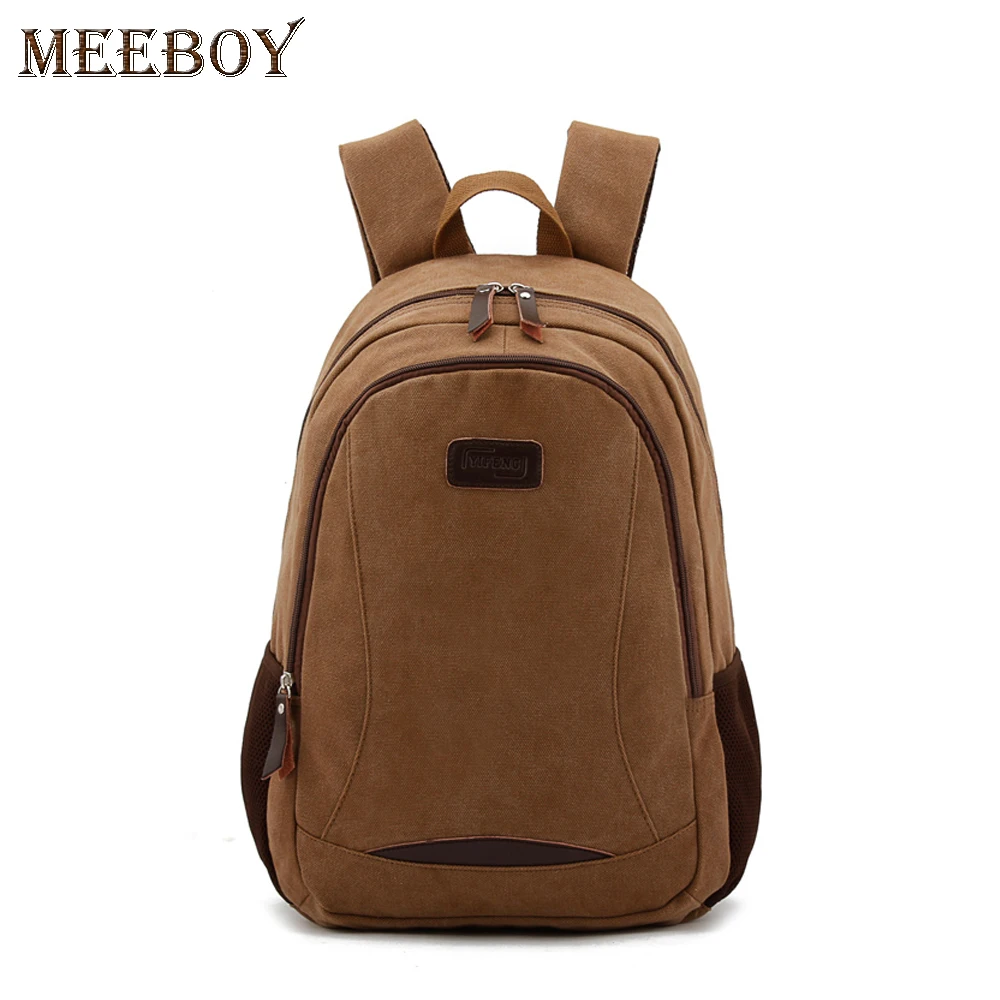 

YIFENG  special canvas bag backpack computer bag man   bag schoolbag Korean version male package  YF9009,free shipping