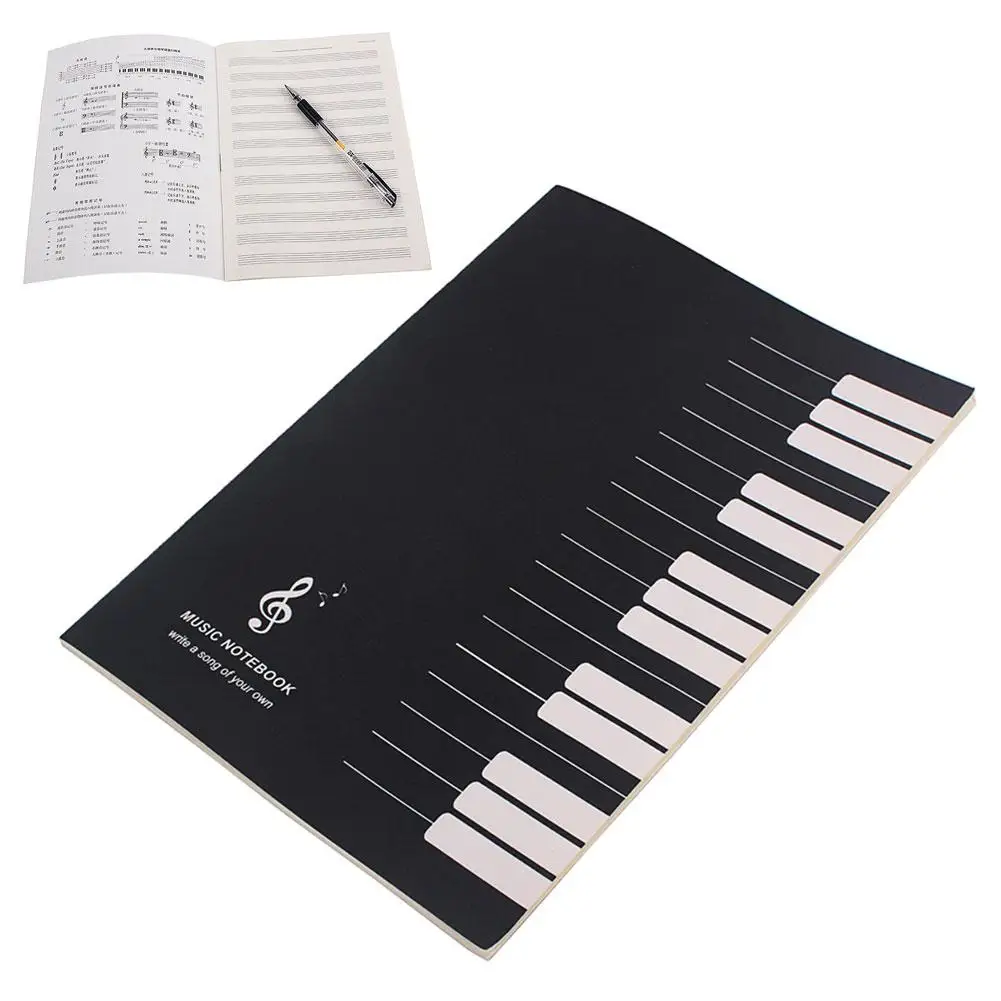 

32 Pages Music Notes Stave Writing Drawing Record Paper Notebook Musician Tool hot