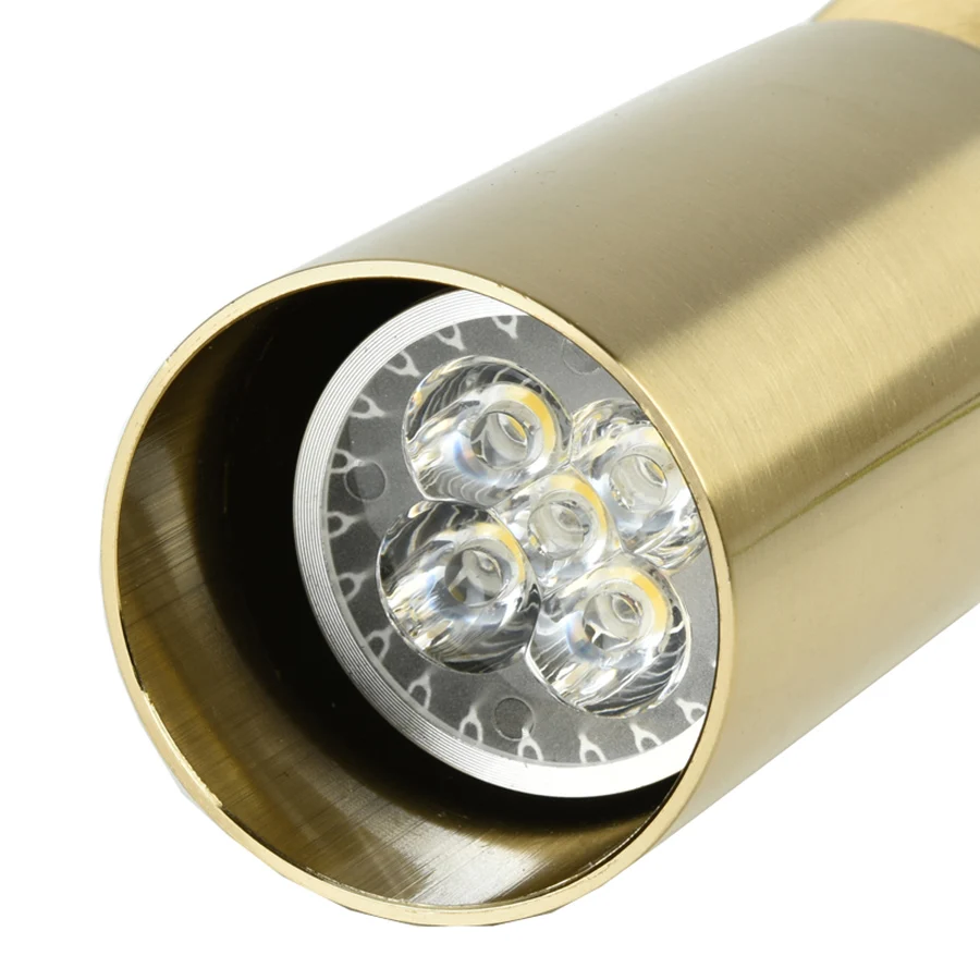 Loja de Roupas Lâmpada do Ponto Thrisdar Nórdico Bronze Superfície Montado Downlight Levou Café Bar Bronze Holofotes Pista Ferroviário Teto 11 Cheap Luzes embutidas de LED