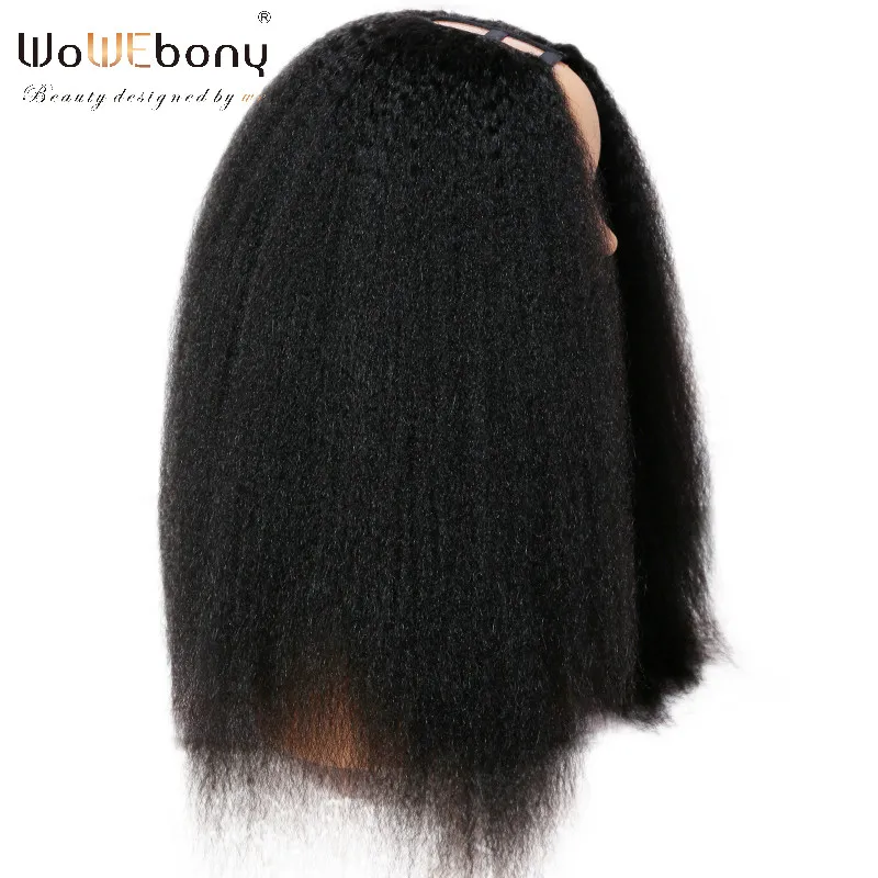 Murah Kinky Lurus U Bagian Wig Rambut Manusia Wig Brasil Remy Rambut 250 Density Bahasa Italia Yaki Medium Cap Bagian Tengah Wowebony Harga Kinky Lurus U Bagian Wig Rambut Manusia Wig Brasil Remy Rambut 250 Density Bahasa Italia Yaki Medium Cap Bagian Tengah Wowebony
