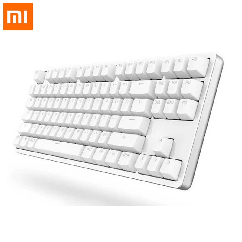 

Xiaomi Keyboard Yuemi 87 Keys Mechanical LED TTC Red Switch Backlight Game Keyboard Backlit Aluminium Alloy For Gamer Laptop