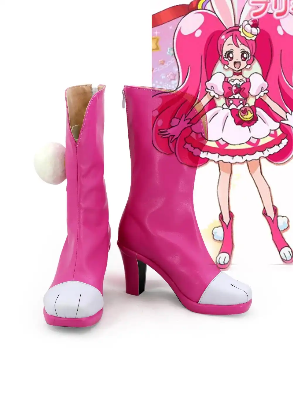 新しいプリキュア プリキュア宇佐美ichika キュア鞭コスプレアニメブーツファッション靴カスタムメイドハロウィンカーニバル Shoe Carnival Shoes Shoe Carnival Bootscarnival Boots Aliexpress
