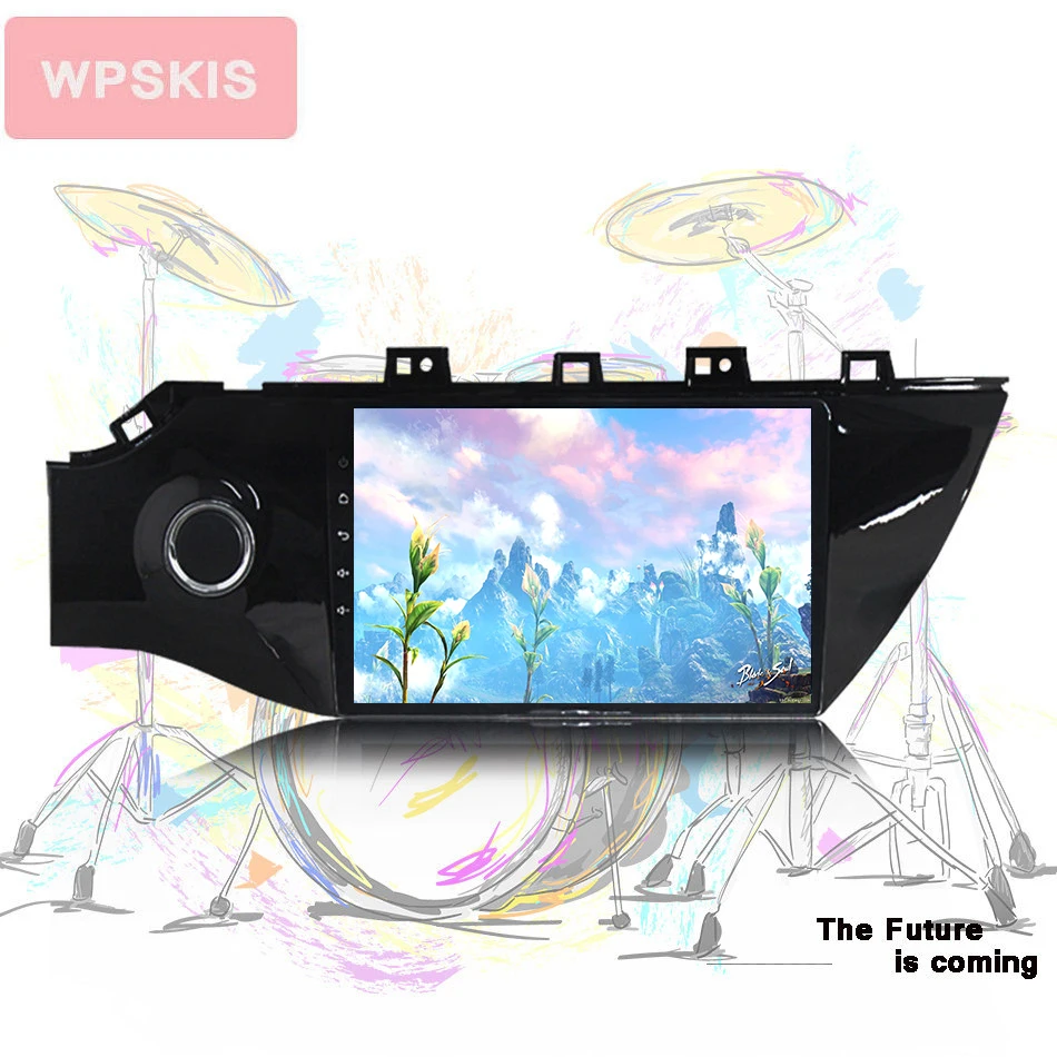 Cheap 10.1" Android9.0 Car dvd player for KIA RIO K2 2017 2018 2019 KIA K2 with Car gps navigation multimedia 3/4G WIFI DAB+ Russia 3