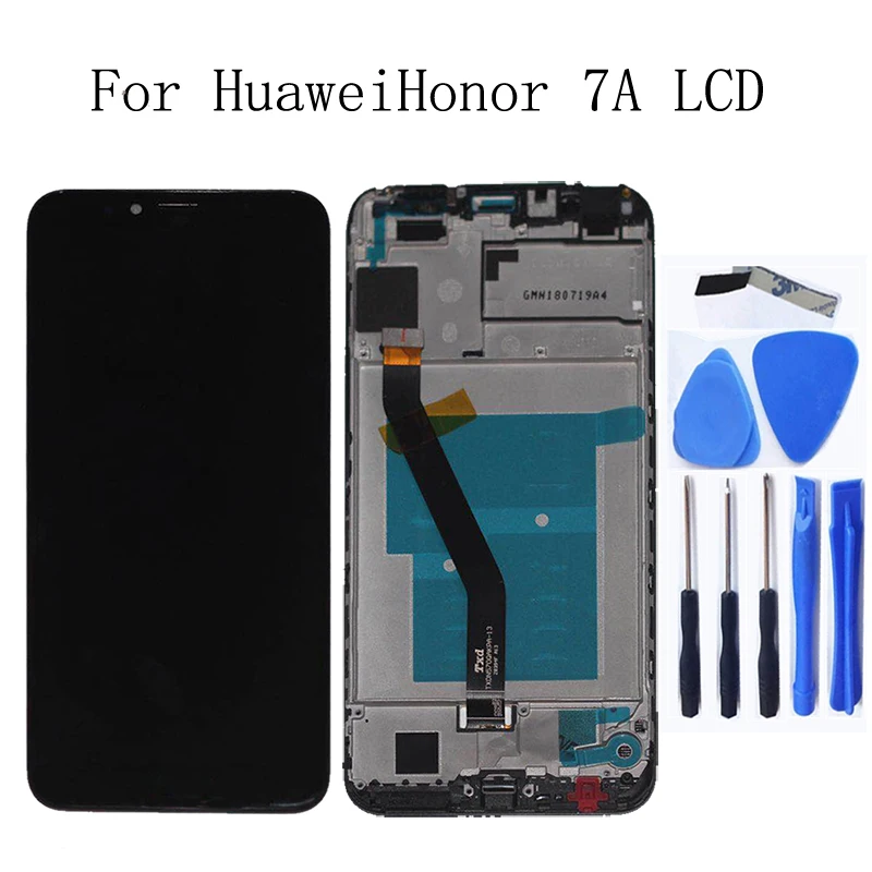 

For Huawei Honor 7A pro 5.7" Original LCD AUM-L29 Aum-L21 Aum-L41LCD + touch screen components, screen repair parts with frame