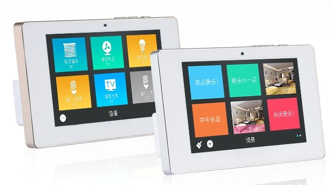 

5 inch Smart home automation products touch screen digital background music control