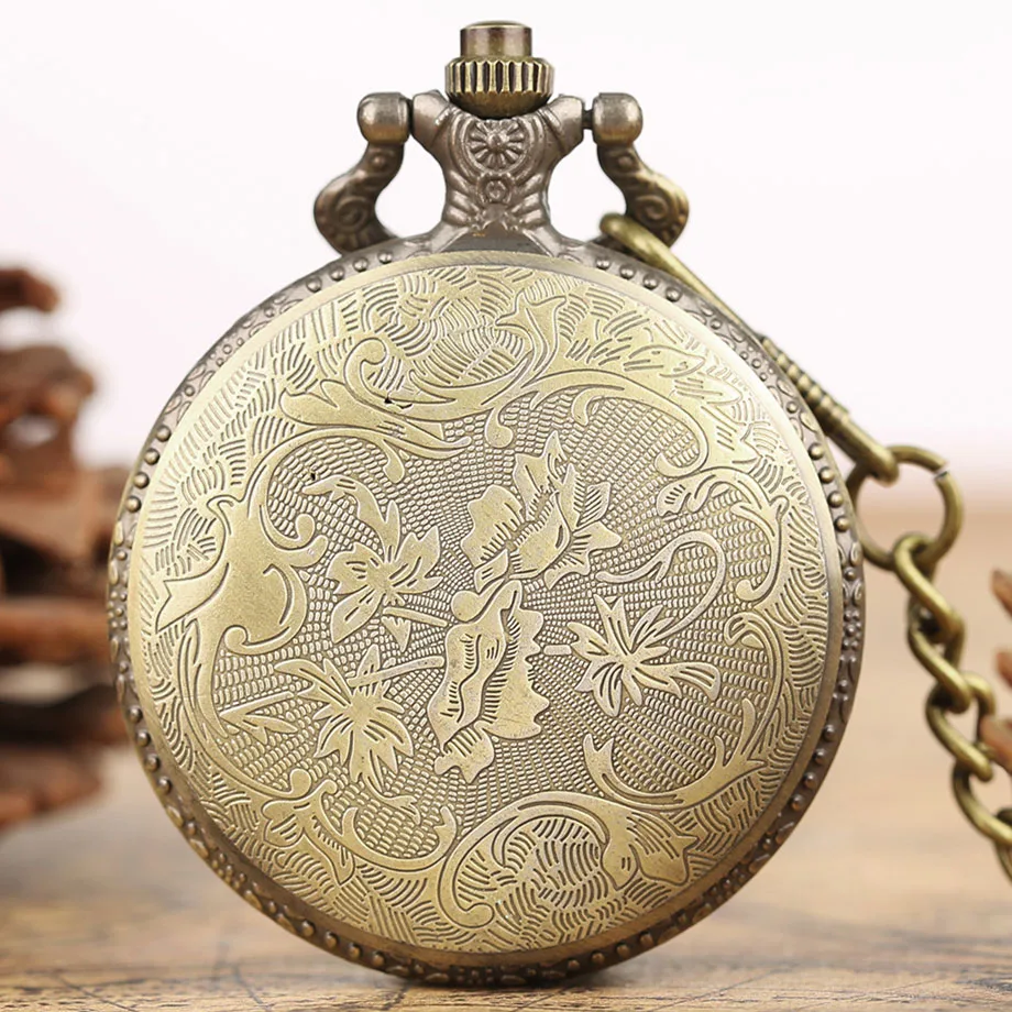 Theme of Sword Art Online Hot Anime Hollow Quartz Pocket Watch Men Women SAO Double Sword Pattern Necklace Rotated Cosplay Gift  (8)