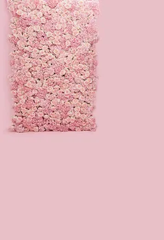 

Colorwonder Photography Background Pink Flowers with Orange Rose 5x7ft Pink Vinyl Backdrop for Wedding Baby Shower Party Decor