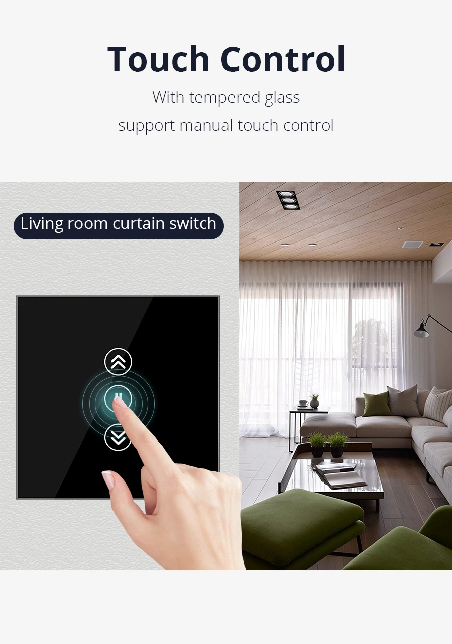 Smart Switch Cortina Elétrica Para Curtians WiFi