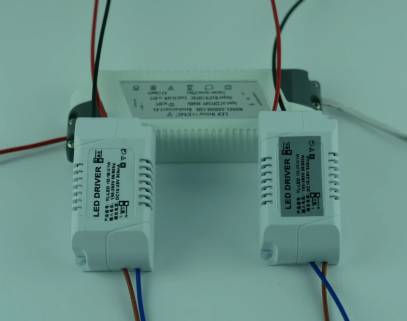 Светодиодный потолочный привод регулятор постоянного тока IC круговой квадратный балласт 3W5W9W12w24w аксессуары для освещения
