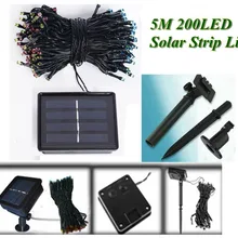 Режим Multi Водонепроницаемый 200 светодиодный свет строку Солнечный светодиодный свет украшения для свет Рождества Свадебная вечеринка сад
