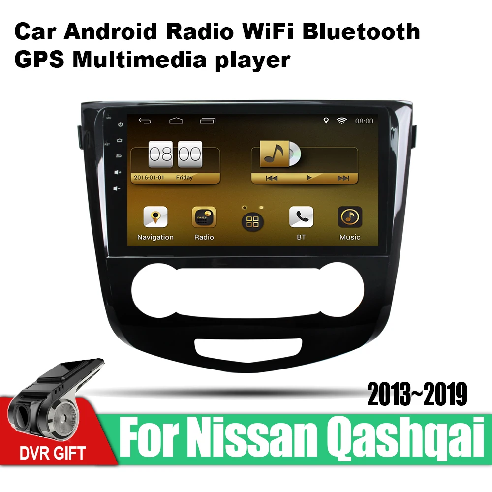 Автомагнитола 2 din для Nissan Qashqai мультимедийный GPS навигатор на Android 2013 2014 2015 2016 2017 2018