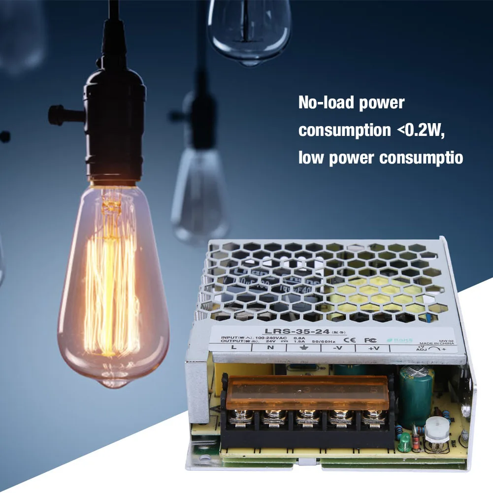 

LRS-35-24 150mVp-p Single Output Switching Power Supply AC 85-264V to DC 24V 35W Power Supply Control Switch Driver