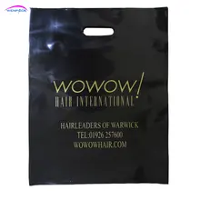 30x40 см Пользовательские печати логотип ручка пластиковая сумка для покупок для обуви упаковки и продвижения