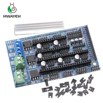 

Ramps 1.6 Expansion Control 3D Printer Parts Ramps 1.4 1.5 Control Panel with Heatsink Upgraded for arduino 3D Printer Board