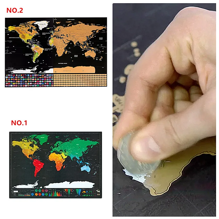 Скретч-карта мира, персонализированная карта для путешествий, Карта мира Делюкс, стираемая карта мира, украшение для дома, обучающая игрушка для детей