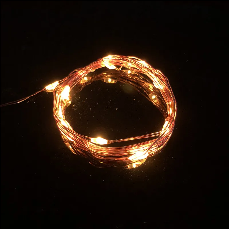 2M USB LED String Light Waterproof LED Copper Wire String Holiday Outdoor Fairy Lights For Christmas Party Wedding Decoration