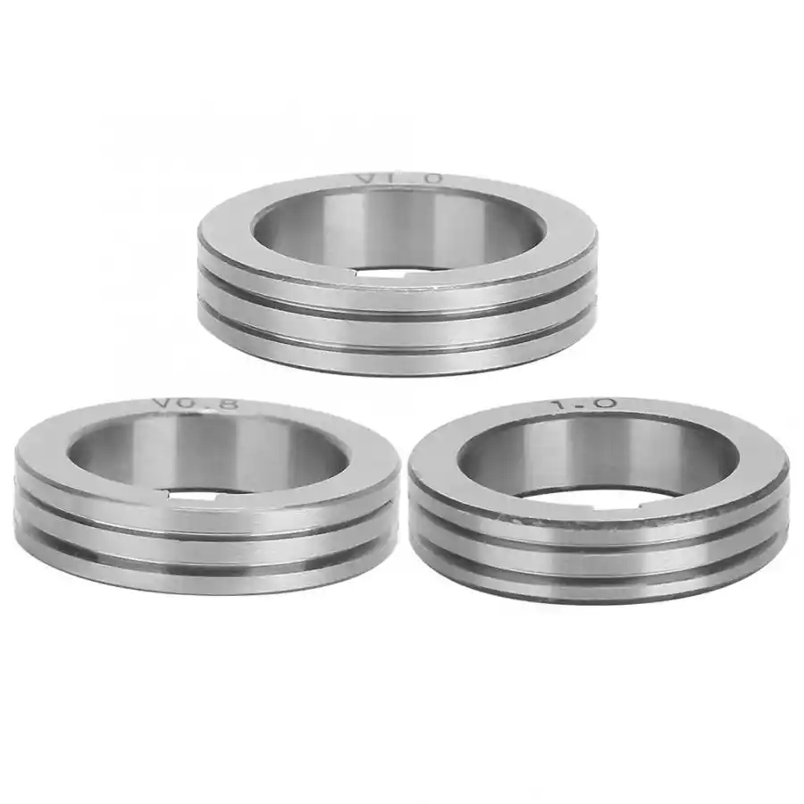 0 8 1 0 1 2 Dual Size Welding Wire Feeding Guide Wheel Stainless