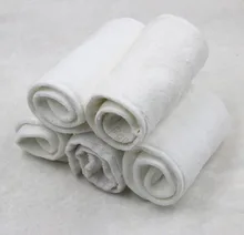 5PCS Pororo Super Soft Reusable 4 Layer Microfiber Inserts Cloth Nappies Urine Collector for Teen Adult Diapers SAN28D5